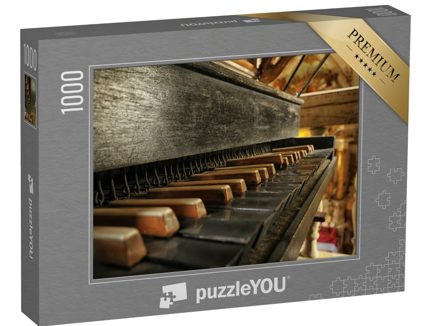 Пазл puzzleYOU Ностальгия "Клавиатура исторического органа" 1000 деталей, фото №1