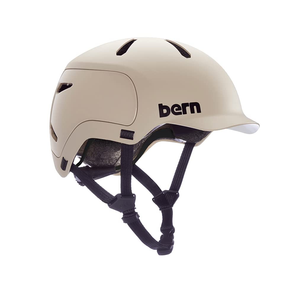 Велосипедный шлем Bern Watts 2.0 Matte Sand LRG, фото №1