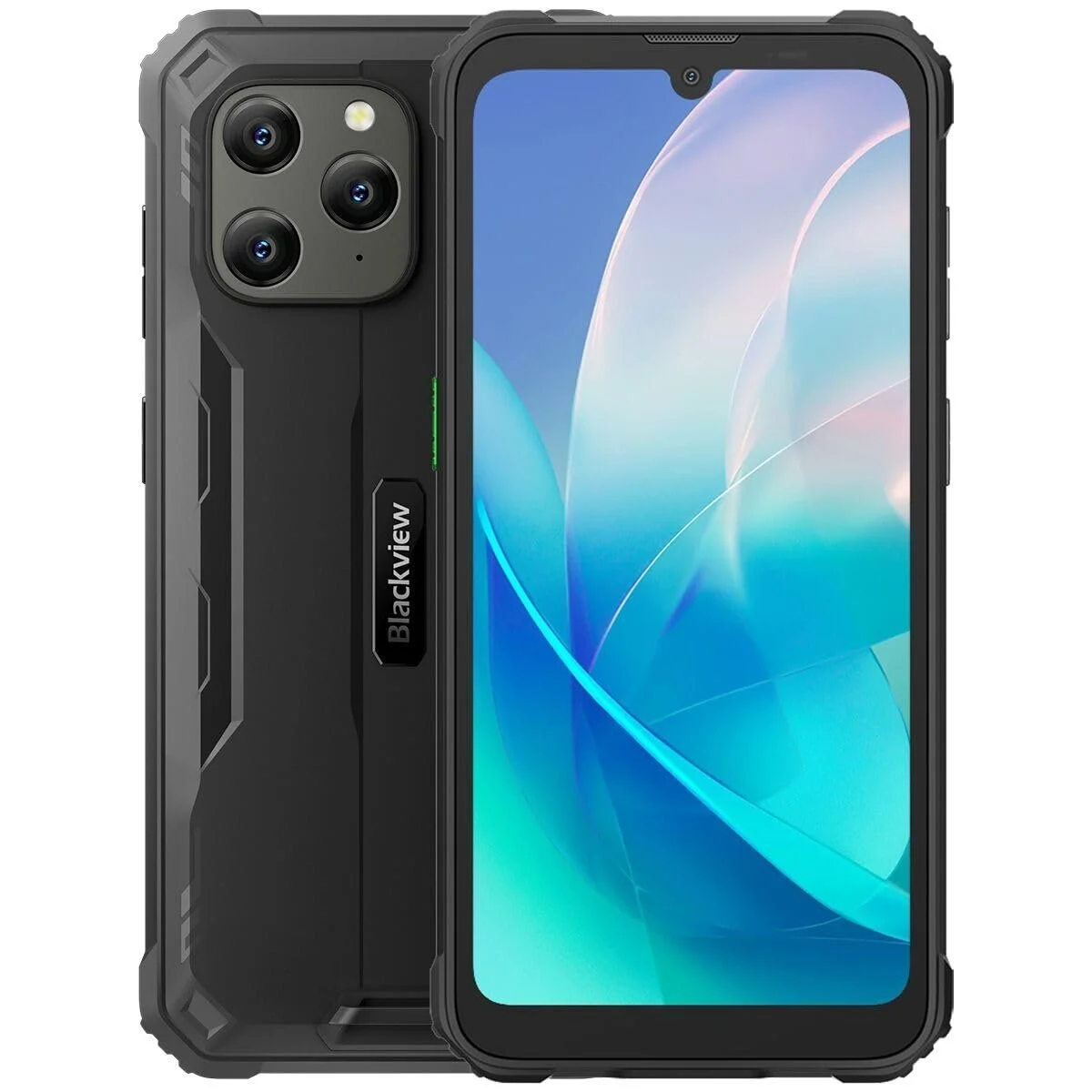 Смартфон Blackview Outdoor BV5300 Plus 16GB + 128GB (расширение 1TB) 13MP + 8MP 3 слота для карт Android 13 Dual SIM IP68 6.1 дюйма HD+ 6580 mAh NFC Черный, фото №1