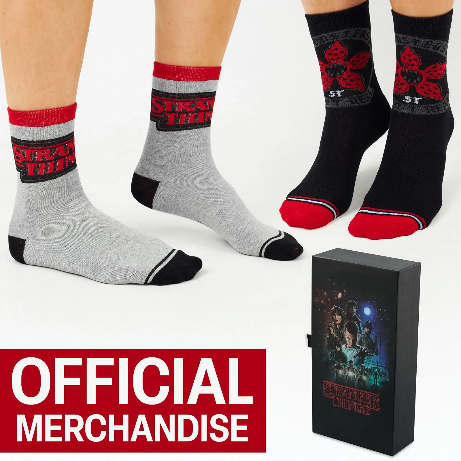Носки Stranger Things, смешные, для женщин и подростков, набор 5 пар - Размер 35-41, красочные, хлопковые, подарок для женщин, фото №5