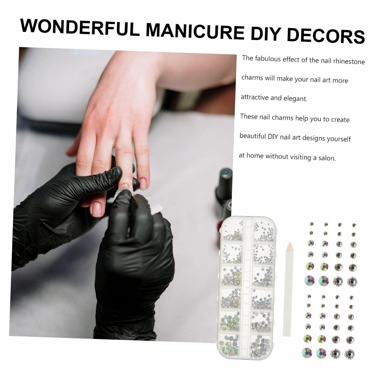 Набір страз для нігтів MERRYHAPY Великі, фото №3