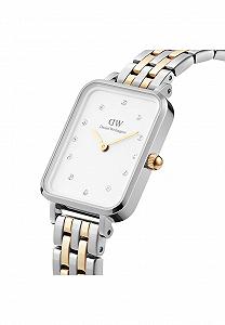 Часы Daniel Wellington Quadro 20x26мм Серебристый synthetic.ua - Фото 1