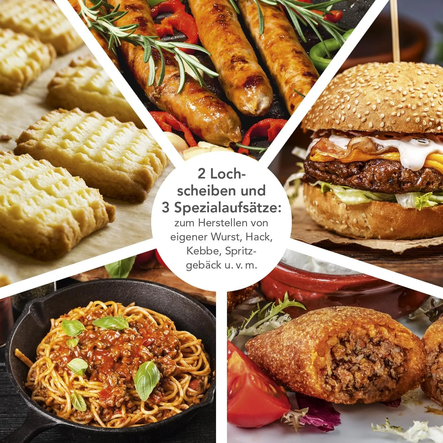 Электрическая мясорубка GOURMETmaxx 1300 Вт, фото №3 Электрическая мясорубка GOURMETmaxx 1300 Вт, фото №3