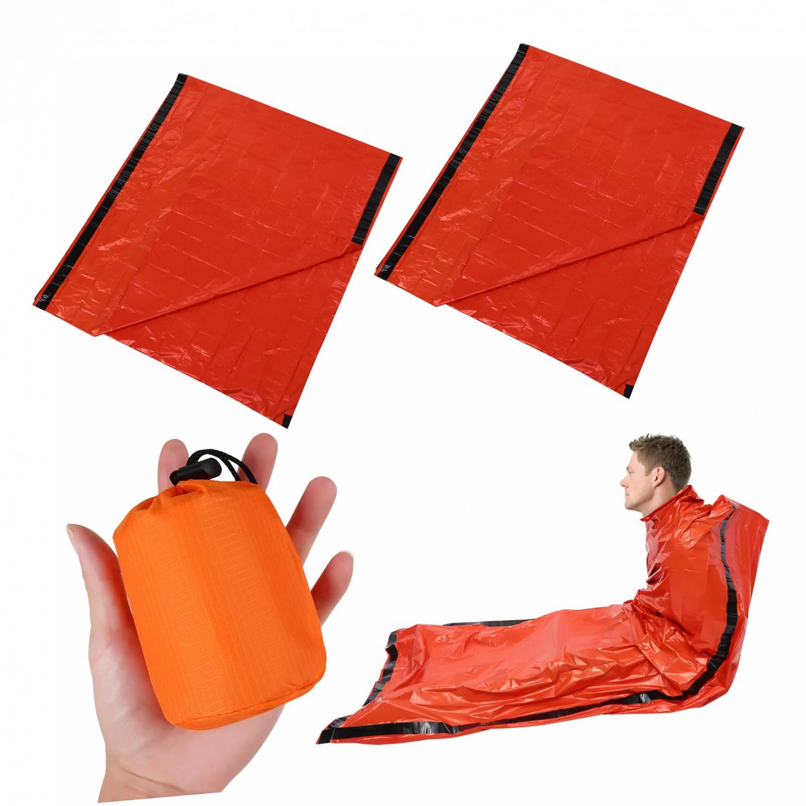 Мішок KOMBIUDA Sleeping Bag для дорослих утеплені ковдри для вулиці рятувальний ковдра стійкий до розривів PE матеріал, фото №1