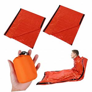 Мішок KOMBIUDA Sleeping Bag для дорослих утеплені ковдри для вулиці рятувальний ковдра стійкий до розривів PE матеріал - Фото 1