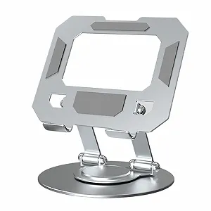 Подставка для ноутбука с вращением на 360 градусов, регулируемая подставка для ноутбука для стола, углеродистая сталь, подставка для компьютера для ноутбука, планшета - Фото 1