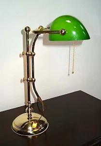 Настільна лампа Arterameferro Ministerial Полірована латунь макс. 55 см - Фото 1