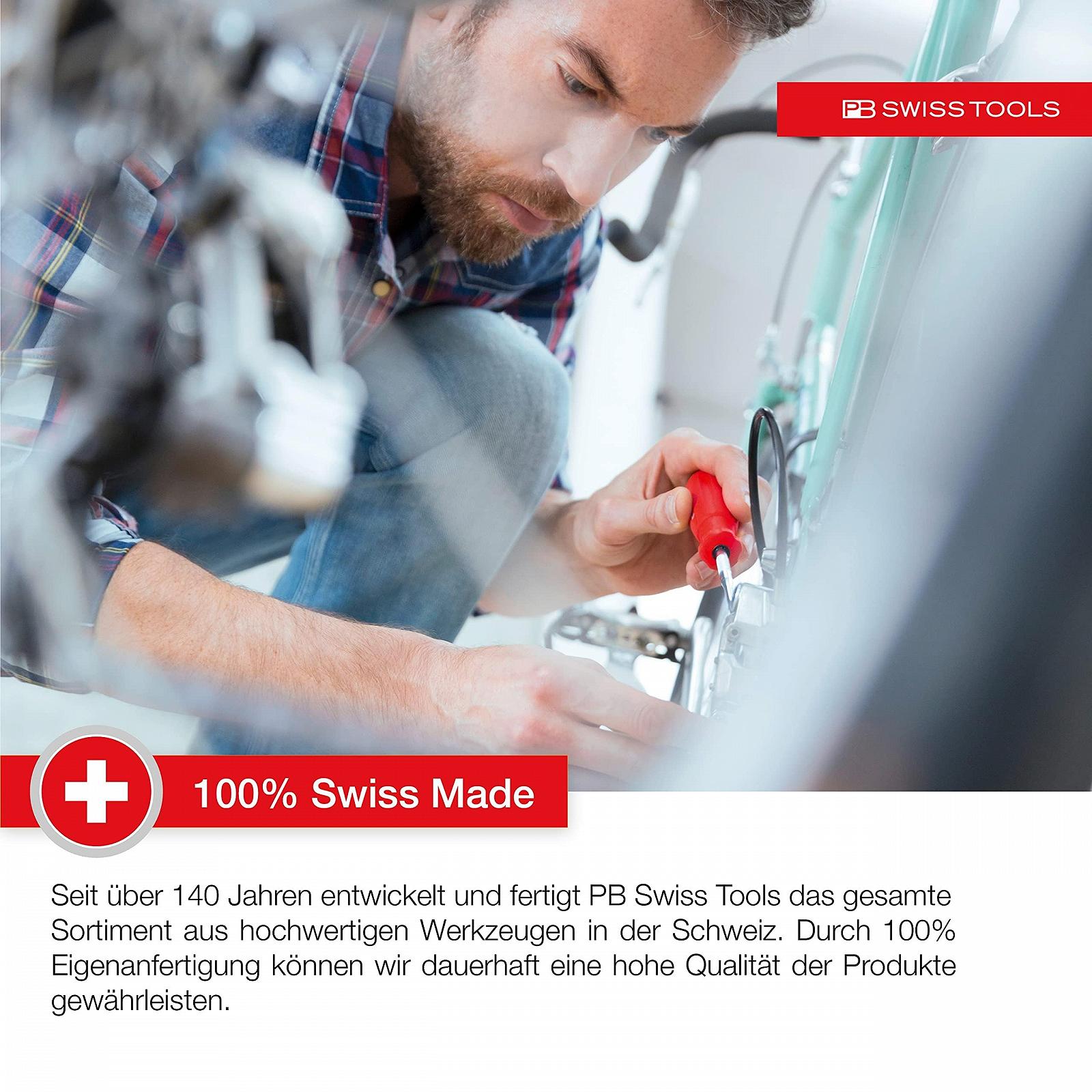 Викрутка тріскачка PB Swiss Tools PB 8453.R-30 Stubby Bit Holder Screwdriver 6 Precision Bits C6 Slotted/Cross/Torx Magnetic Bit Holder, фото №6 Викрутка тріскачка PB Swiss Tools PB 8453.R-30 Stubby Bit Holder Screwdriver 6 Precision Bits C6 Slotted/Cross/Torx Magnetic Bit Holder, фото №6