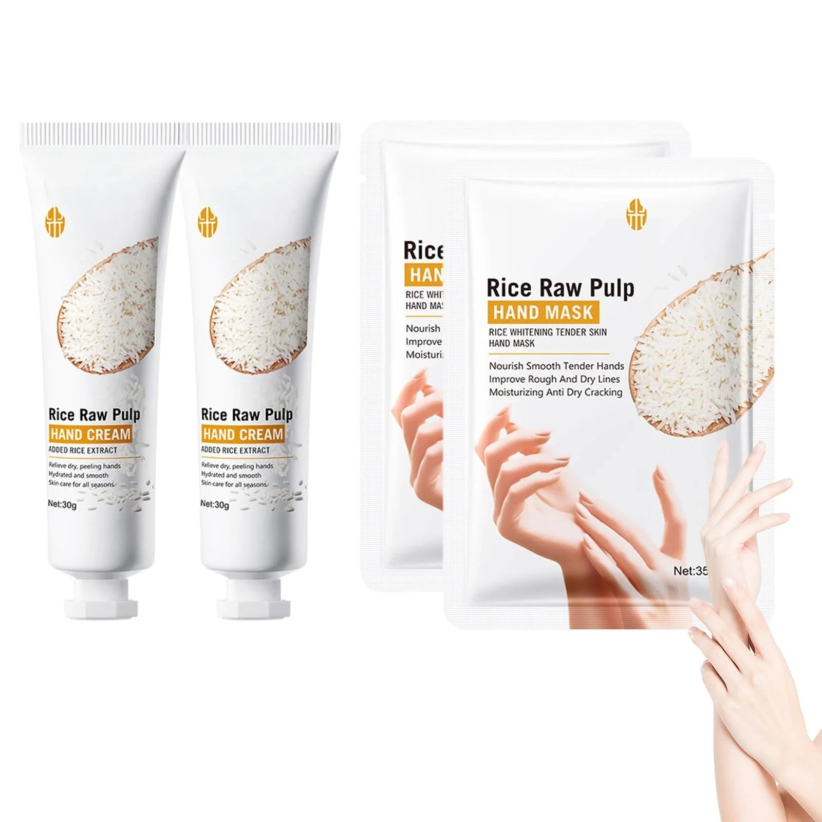 Крем для рук Reis, 2 шт + Маска для рук, 2 шт, зволожуючий, фото №1