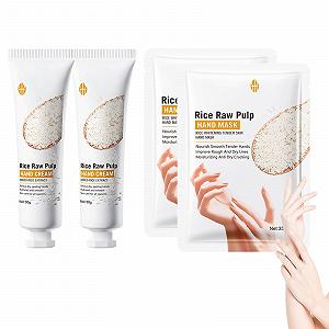 Крем для рук Reis, 2 шт + Маска для рук, 2 шт, увлажняющий крем для сухой кожи рук, уход и увлажнение ваших рук, восстановление потрескавшихся рук, сохранение гладкости - Фото 1