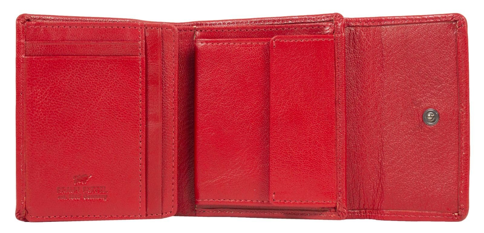 Гаманець Шкіряний BRAUN BÜFFEL Anna RFID 11 см, червоний, фото №2