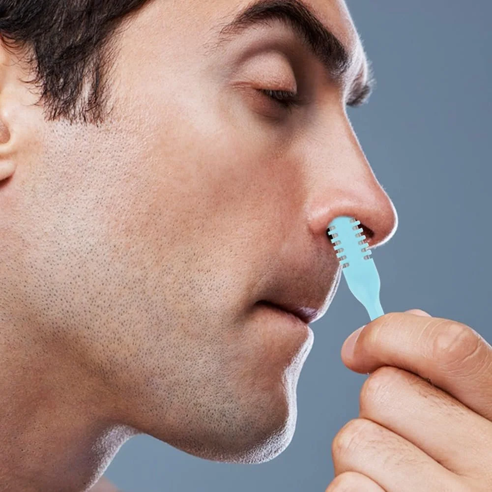 Тример Gohytal 2-в-1 для носа 2024 Ніж для волосся в носі Подвійний Ручний 5 кольорів, фото №5