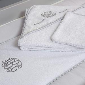 Рушник с капюшоном Funnababy Luxury с рукавицей для мытья synthetic.ua - Фото 1
