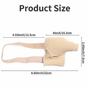 Корректор Бурси Runrayay 2 пары для мужчин и женщин, корректор бурси с нескользящим ремешком для облегчения боли в бурсе мизинца, выпрямления бурсы, перекрытия пальцев synthetic.ua - Фото 1