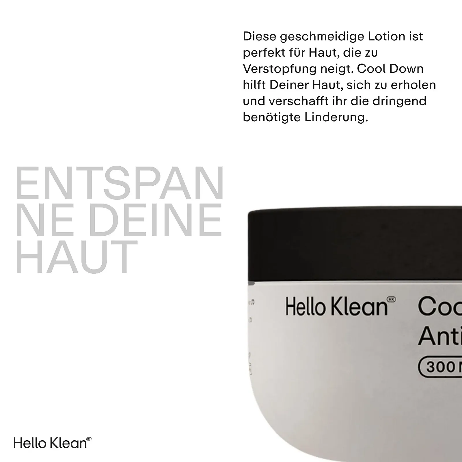 Лосьйон для тіла Hello Klean Cool Down Anti-Buildup Заспокоює та охолоджує шкіру для миттєвого полегшення - Відновлює, фото №2