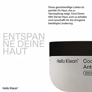 Лосьйон для тіла Hello Klean Cool Down Anti-Buildup Заспокоює та охолоджує шкіру для миттєвого полегшення - Відновлює synthetic.ua - Фото 1