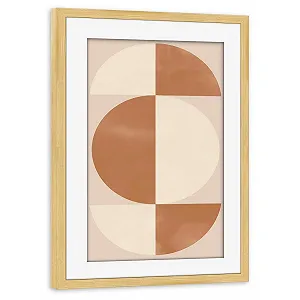 Постер в раме artboxONE Gentle Circles by Carina Сосна 60 x 40 см - Фото 1