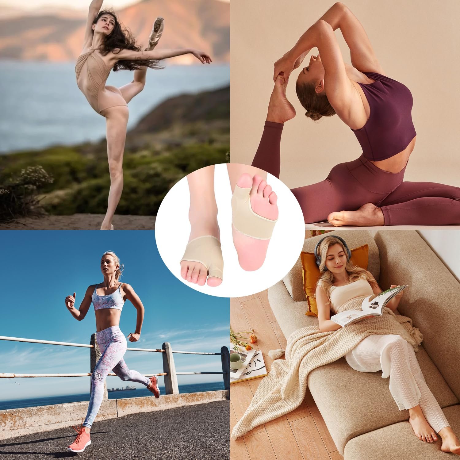 Подушечки для великого пальця стопи та передньої частини стопи 1 пара, фото №9 Подушечки для великого пальця стопи та передньої частини стопи 1 пара, фото №9