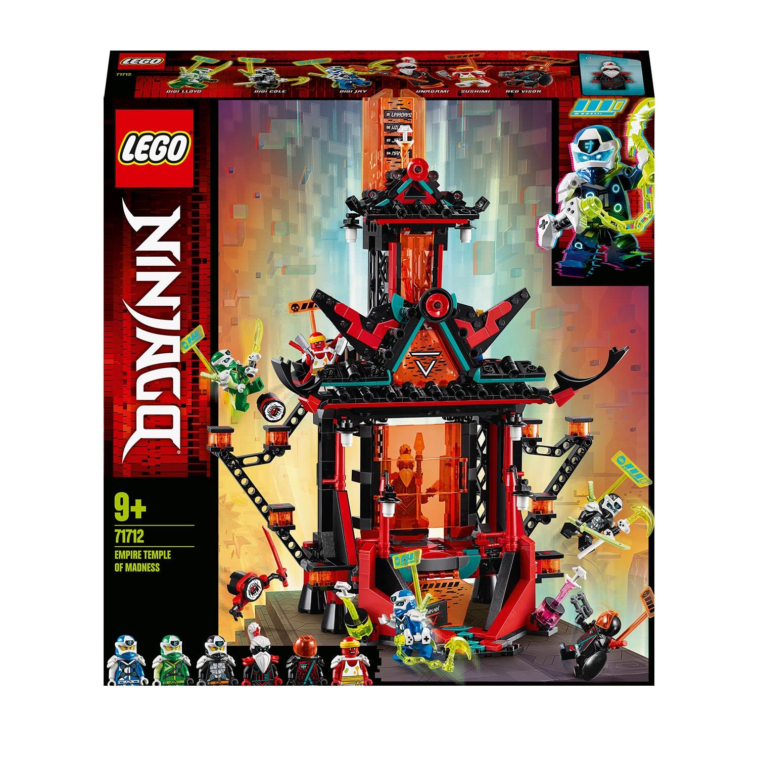 Конструктор LEGO Ninja Empire Храм Нонсенс 71712 з 6 мініфігурками, фото №7