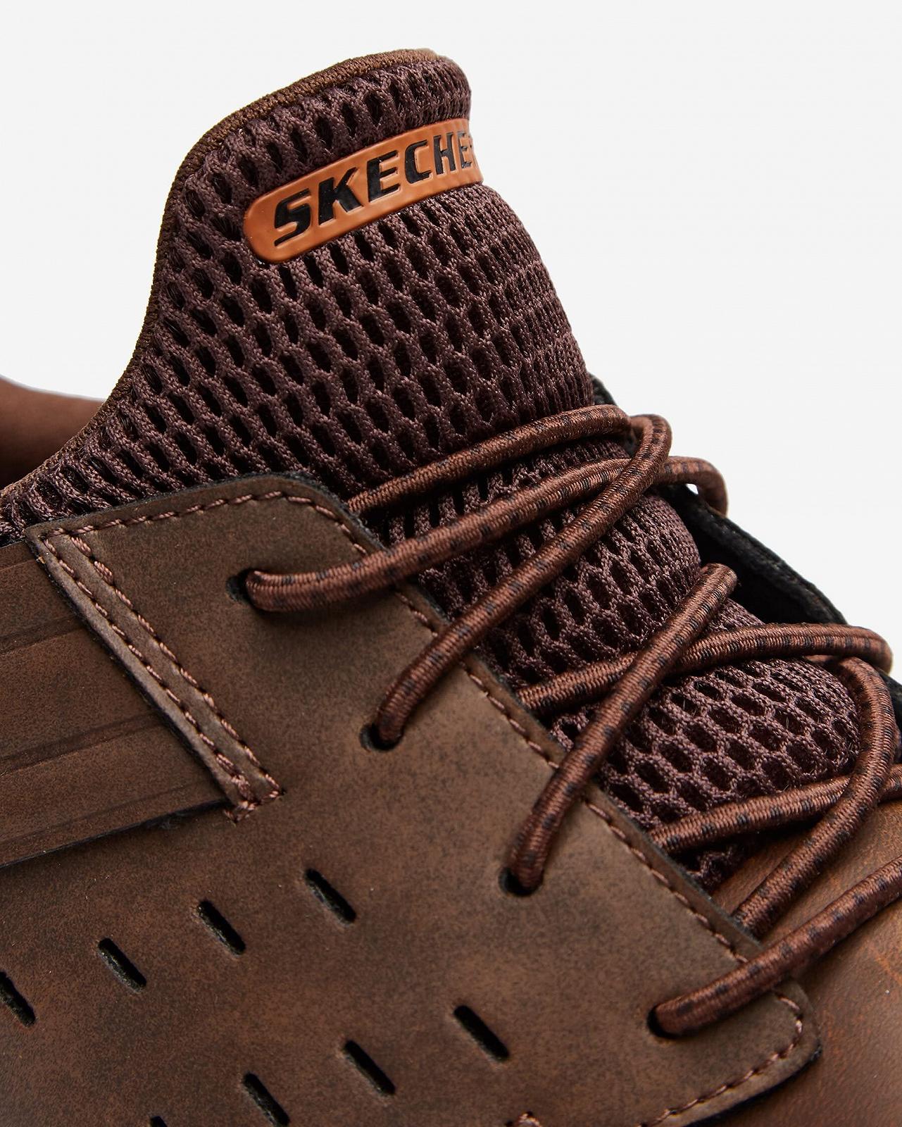 Кроссовки Skechers Delson 3.0 Ezra коричневый, фото №9