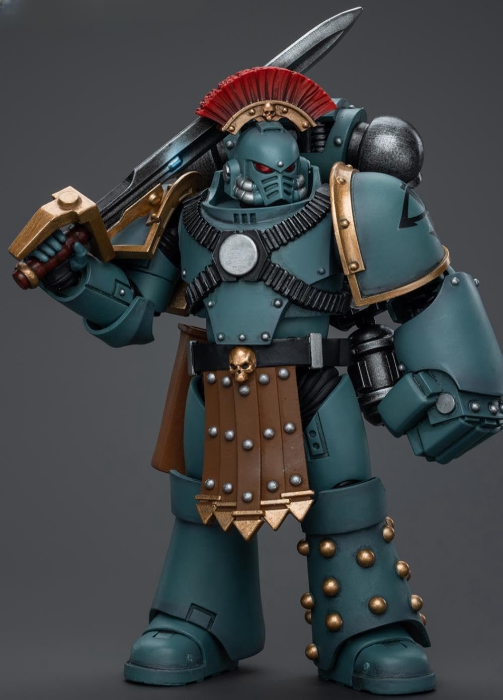 Фігурка колекційна JoyToy Warhammer The Horus Heresy Sons of Horus MKIV Tactical Squad Sergeant with Power Fist, масштаб 1:18, фото №2