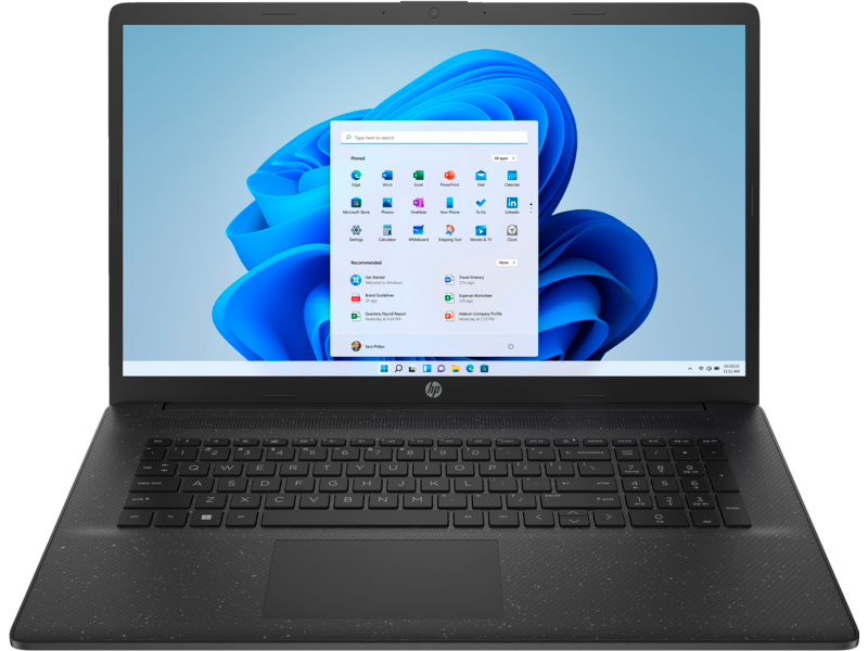 Ноутбук 17.3" HP Laptop 17-cn0222ng  Intel Celeron N4120 RAM 8GB SSD 256GB Windows 11 (UKR), фото №1