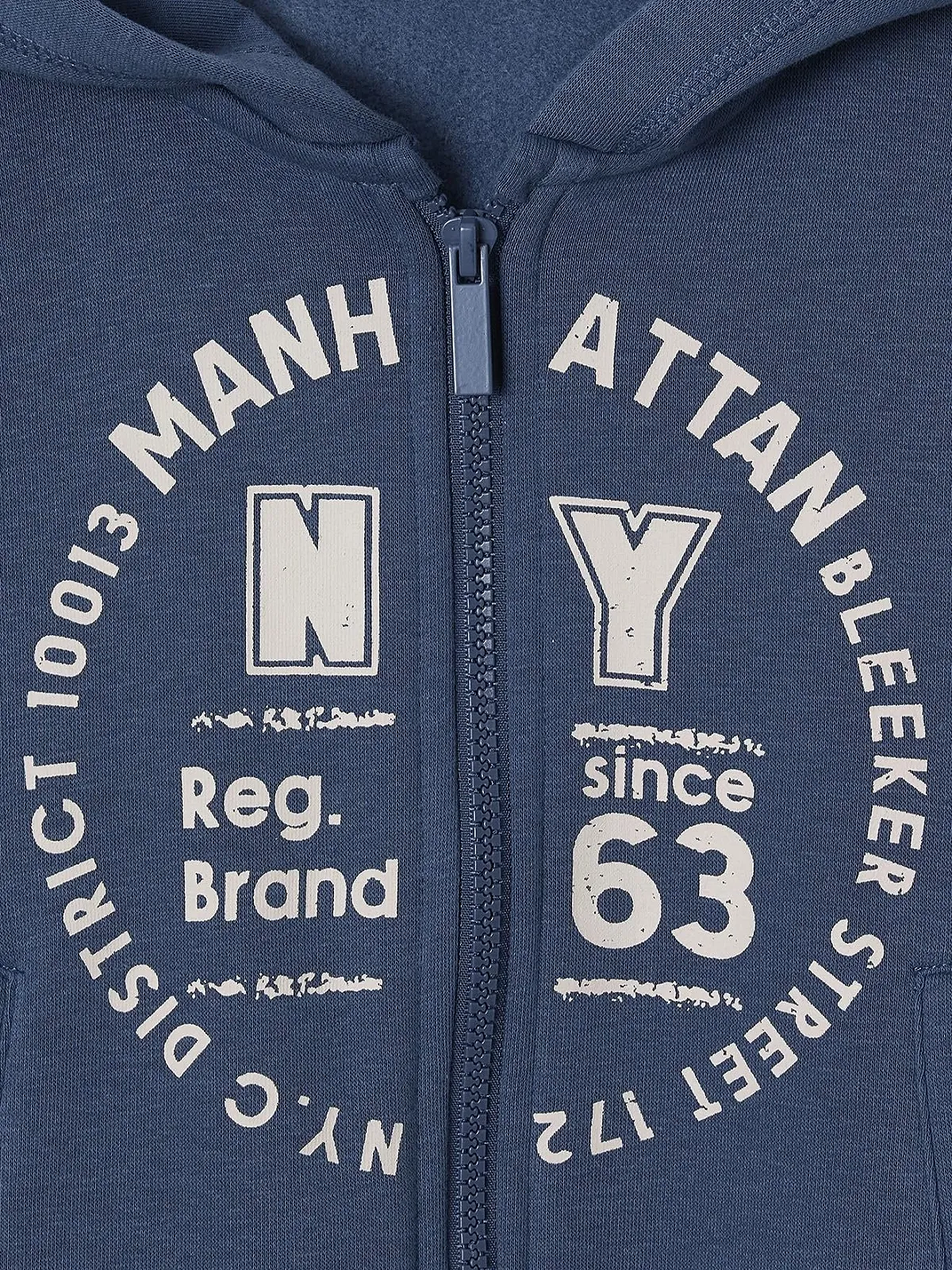 Толстовка с капюшоном на молнии для мальчиков Vertbaudet Basic, фото №3 Толстовка с капюшоном на молнии для мальчиков Vertbaudet Basic, фото №3