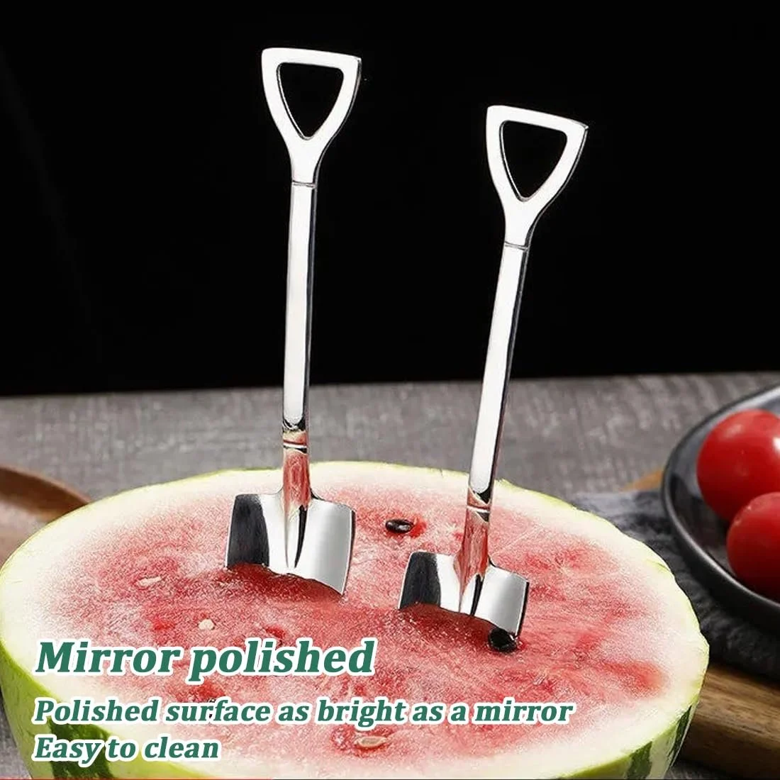 Ложка Grapefruit Spade з нержавіючої сталі, 10 шт, ложка у формі совка, фото №5