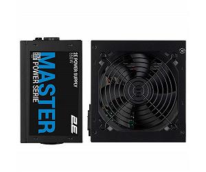 2E Блок живлення Master Power 550W 80 White 120мм 1xMB 24pin(20+4), 1xCPU 8pin(4+4), 3xMolex 5xSATA 2xPCIe 8pin(6+2) synthetic.ua - Фото 1