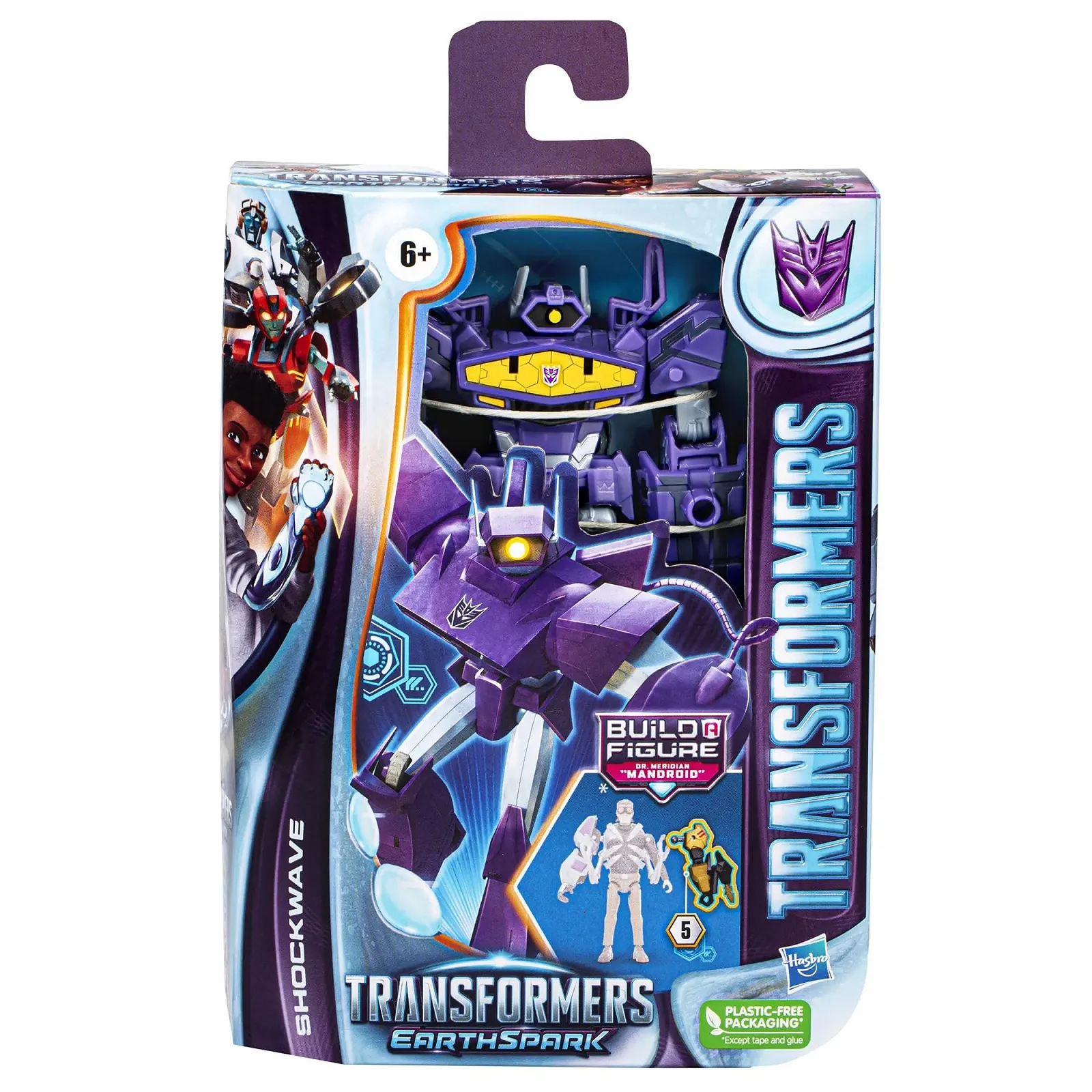 Екшн-фігурка Transformers EarthSpark Deluxe Class Shockwave 12,5 см, фото №3
