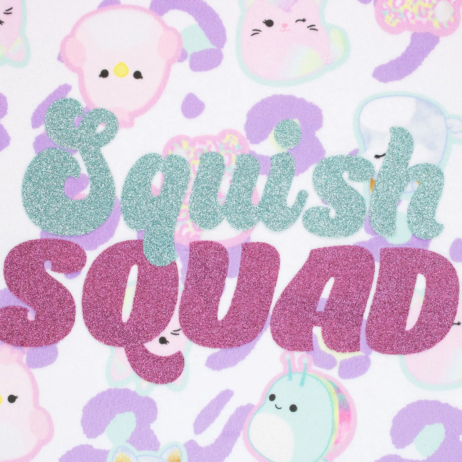 Пижама Squishmallows Флисовая для девочек Разноцветная, фото №3 Пижама Squishmallows Флисовая для девочек Разноцветная, фото №3