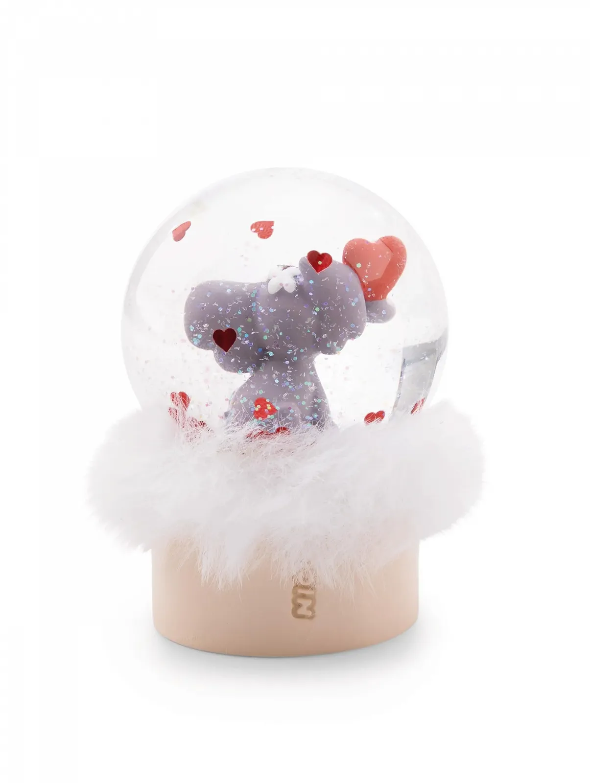 Куля, що трясеться NICI Love Elephant Dark Grey 6.5 см Сірий Снігова куля Mica Ball, фото №3 Куля, що трясеться NICI Love Elephant Dark Grey 6.5 см Сірий Снігова куля Mica Ball, фото №3