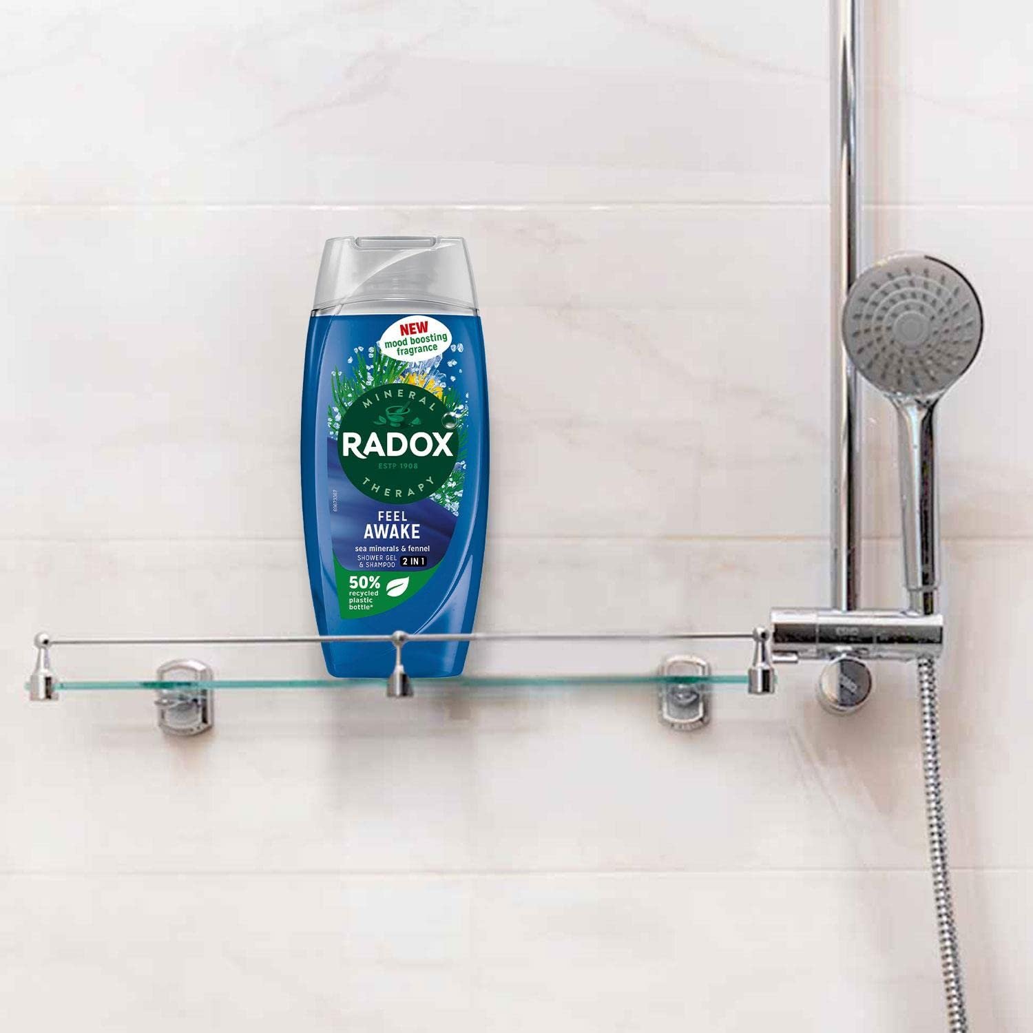 Гель для душа и шампунь 2-в-1 Radox Mineral Therapy Feel Awake Men с фенхелем и морскими минералами 6 x 225 мл, фото №4 Гель для душа и шампунь 2-в-1 Radox Mineral Therapy Feel Awake Men с фенхелем и морскими минералами 6 x 225 мл, фото №4