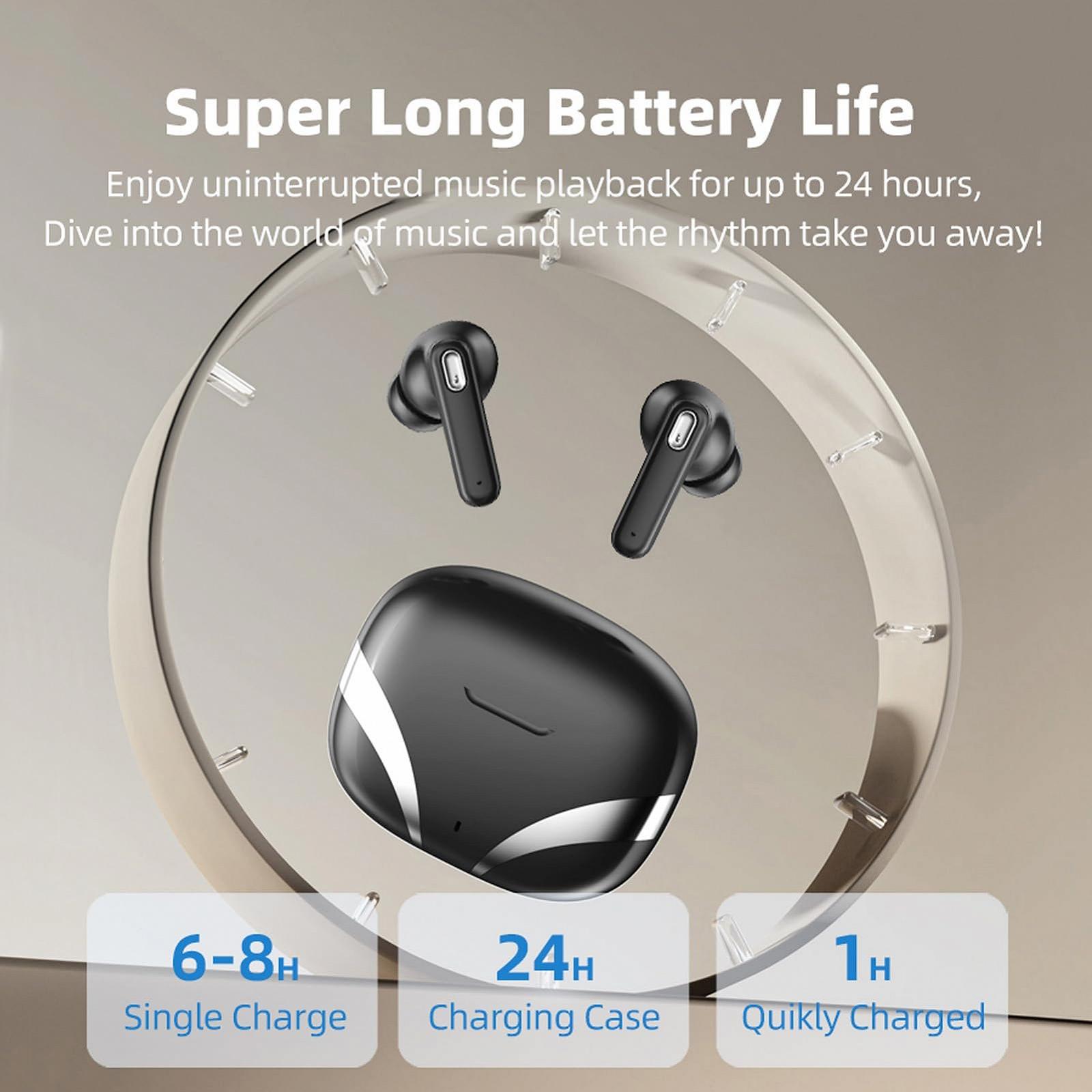 Навушники-перекладач Bluetooth 5.4 Чорний, фото №4