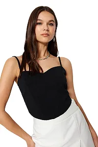 Бюстгальтер-бюстье Trendyol Slim Fit Basic Sweetheart трикотажный цена на synthetic.ua - Фото 1 Бюстгальтер-бюстье Trendyol Slim Fit Basic Sweetheart трикотажный synthetic.ua - Фото 1