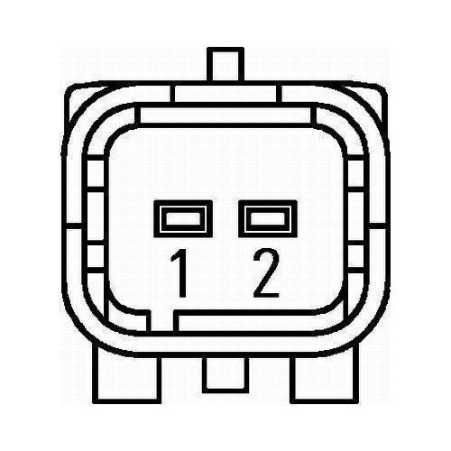 Датчик ABS HELLA 6PU 009 106-891 PEUGEOT задня вісь зліва, фото №2