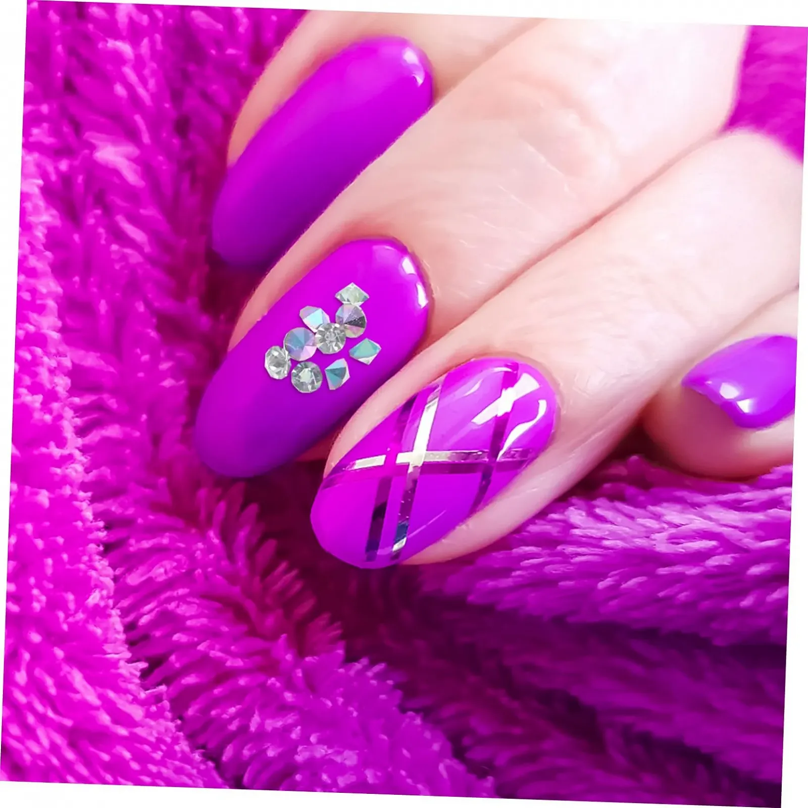 Набор для дизайна ногтей FRCOLOR Бриллианты 2 шт, фото №3