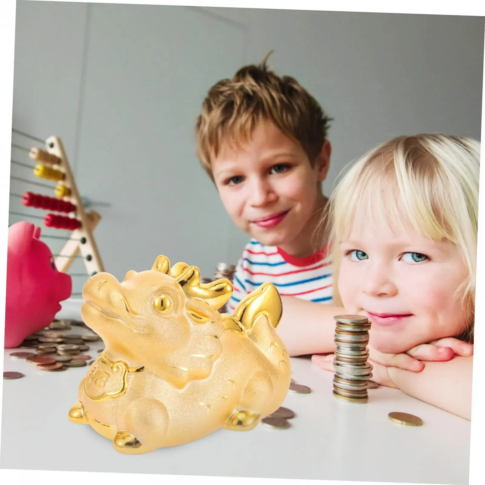 Скарбничка UPKOCH Drachensparschwein керамічна Дракон Зодіак, фото №7