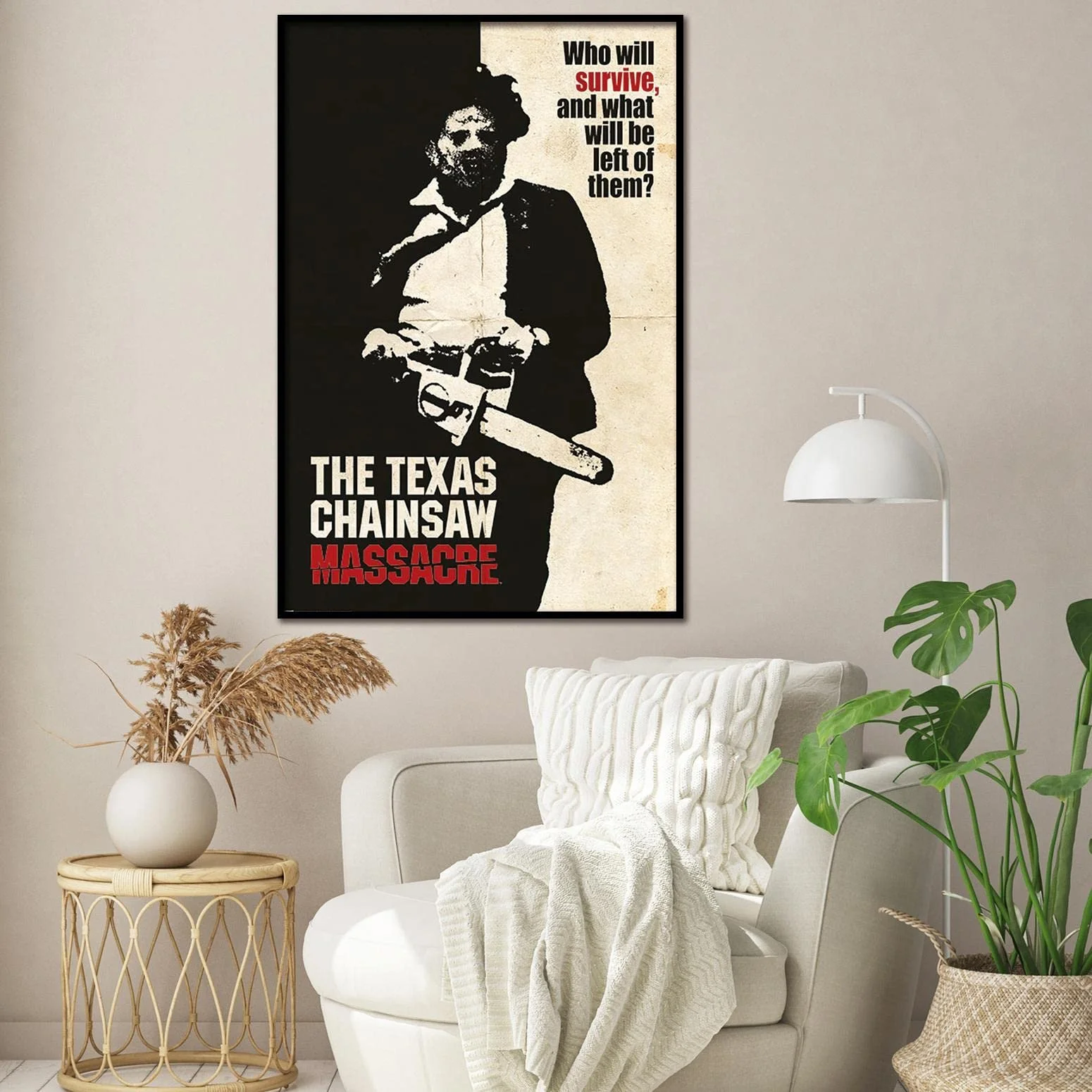 Постер Close Up Texas Chainsaw Massacre "Who Will Survive?" 61 x 91.5 см, фото №2