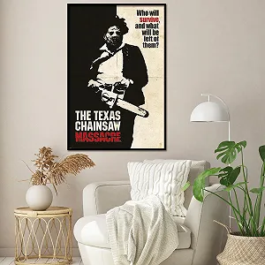 Постер Close Up Texas Chainsaw Massacre "Who Will Survive?" 61 x 91.5 см synthetic.ua - Фото 1