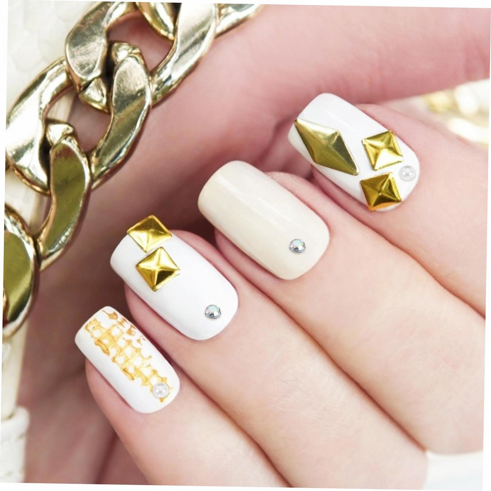 Набор для ногтей 2 коробки, украшения для ногтей, ювелирные изделия для ногтей, подвески для ногтей для женщин, аксессуары для ногтей, лак для ногтей, инструменты для маникюра, акриловые бусины-подвески для ногтей, фото №5