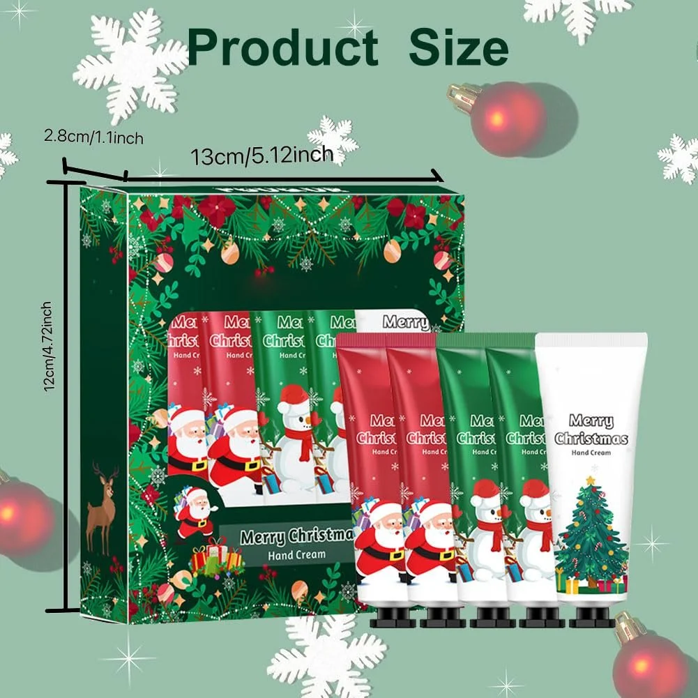 Крем для рук Набір, Різдвяний набір кремів для рук, 5 штук, фото №2 Крем для рук Набір, Різдвяний набір кремів для рук, 5 штук, фото №2