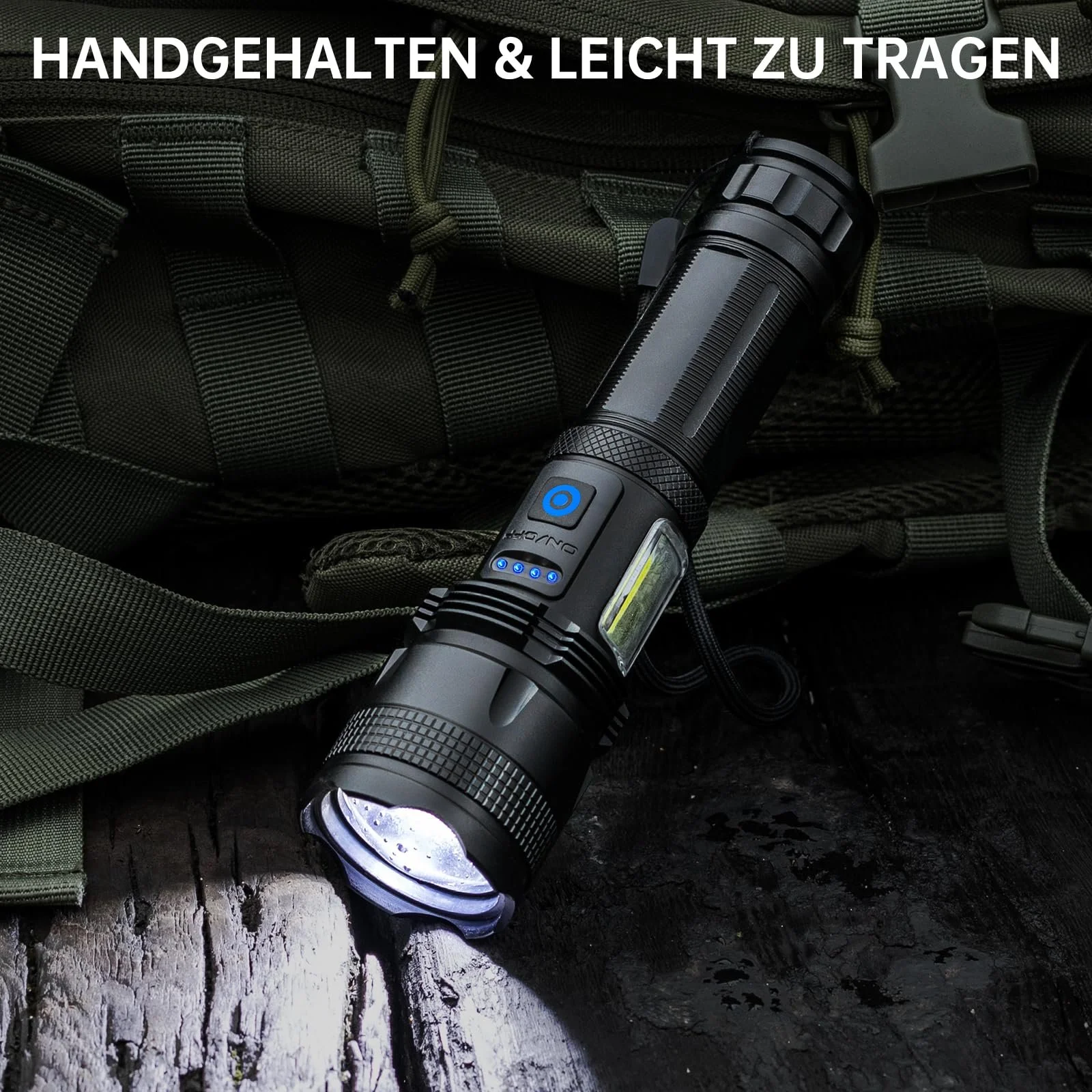 Светодиодный фонарик аккумуляторный ZEUSFIRE 100 000 люмен, фото №7 Светодиодный фонарик аккумуляторный ZEUSFIRE 100 000 люмен, фото №7