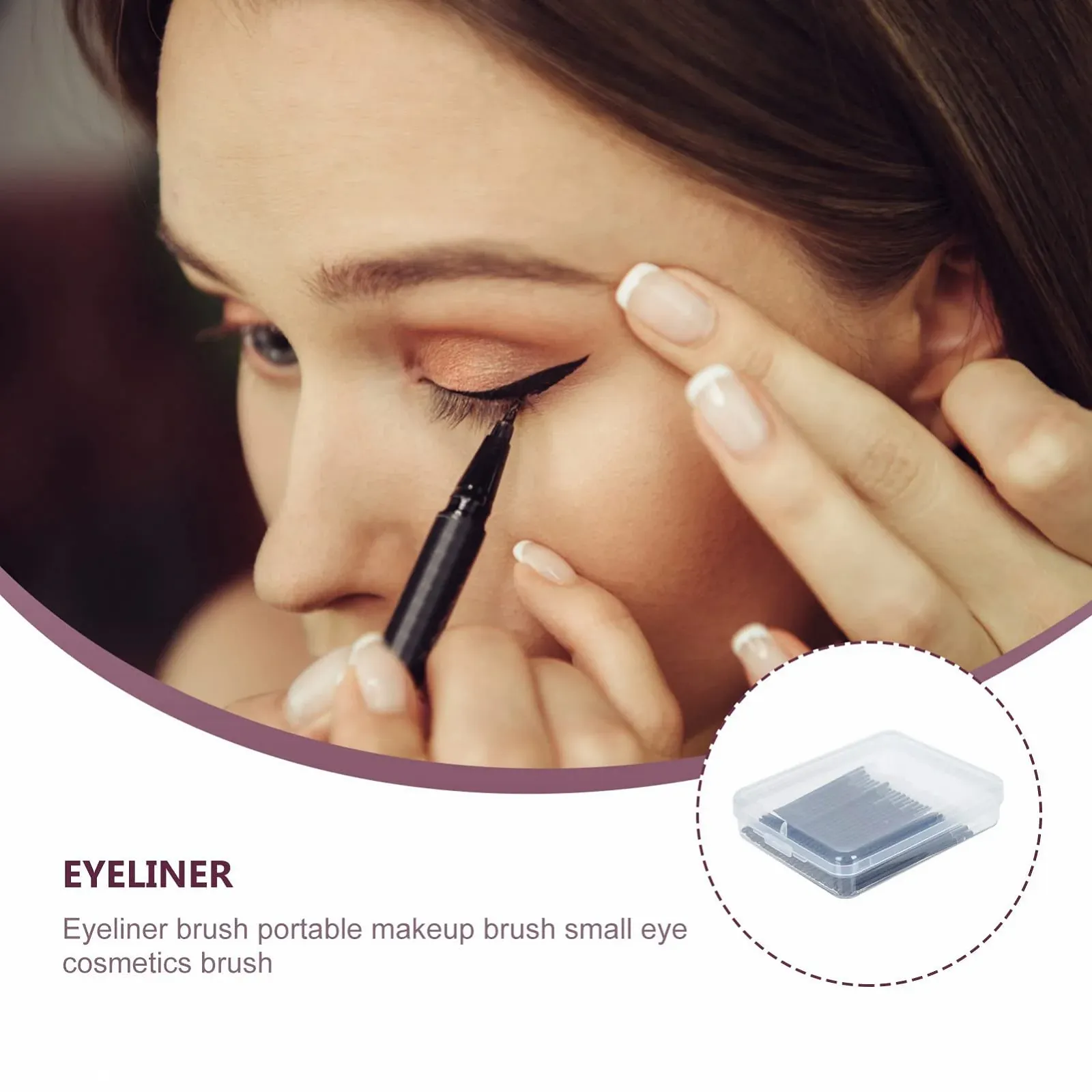 Кисти для подводки Uonlytech 50 шт, фото №5