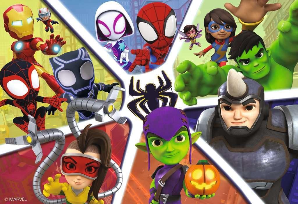 Дитячий пазл Ravensburger Spidey and His Super Friends 05729 2 x 24 Pieces, фото №4