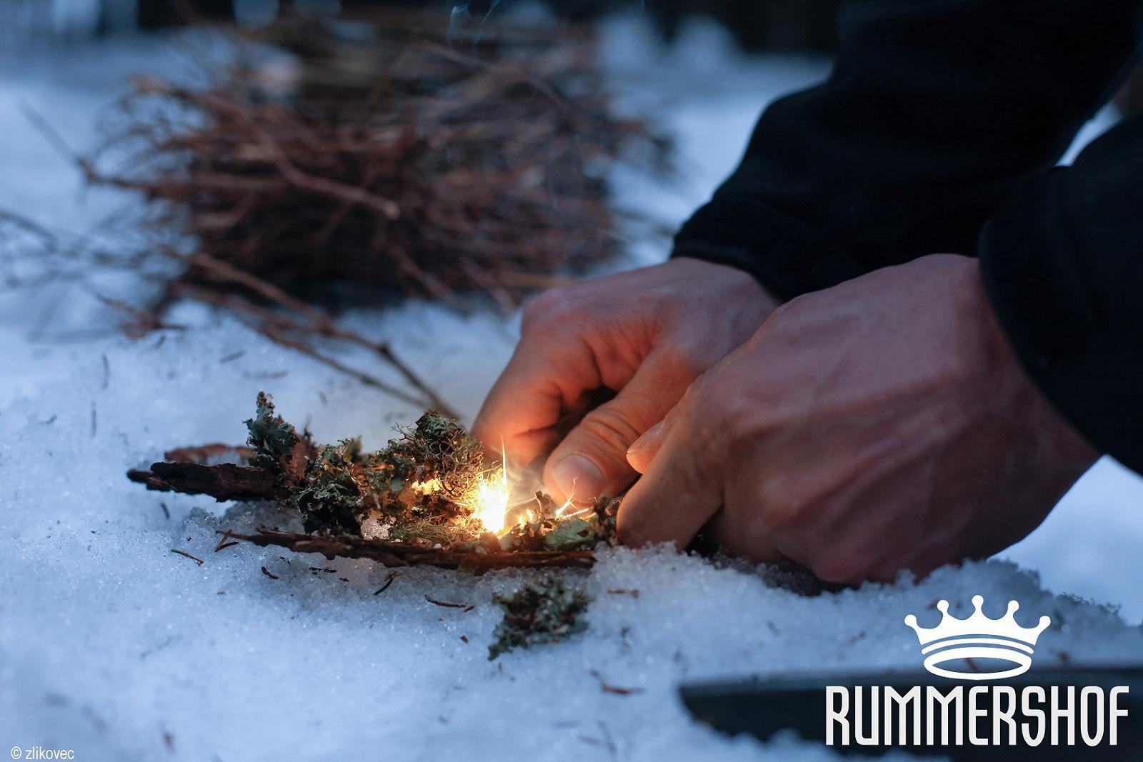Кресало Rummershof магнієве для виживання та активного відпочинку з ланцюжком, компасом і корпусом, фото №3