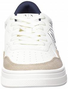 Кросівки Armani Exchange Suede Detail, Front Logo Patch, Off White + Beige synthetic.ua - Фото 1