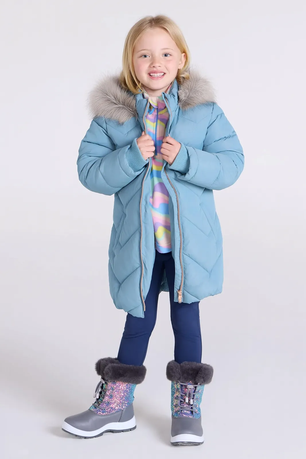 Куртка Mountain Warehouse Galaxy Утепленная Водонепроницаемая Зимняя стеганая Флисовая, фото №9