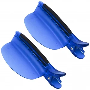 Зажимы для волос для разделения волос - Набор из двух термоизолированных зажимов для париков и прядей - Фото 1