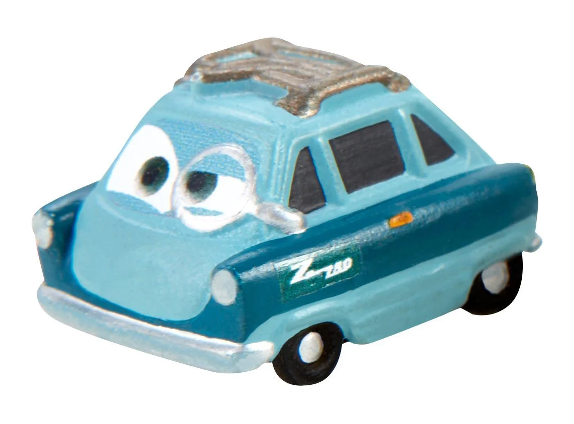 Машинки Cars 2 - Micro Drifters, набір з 3 машинок - Professor Z, Grem та Finn McMissile, фото №2